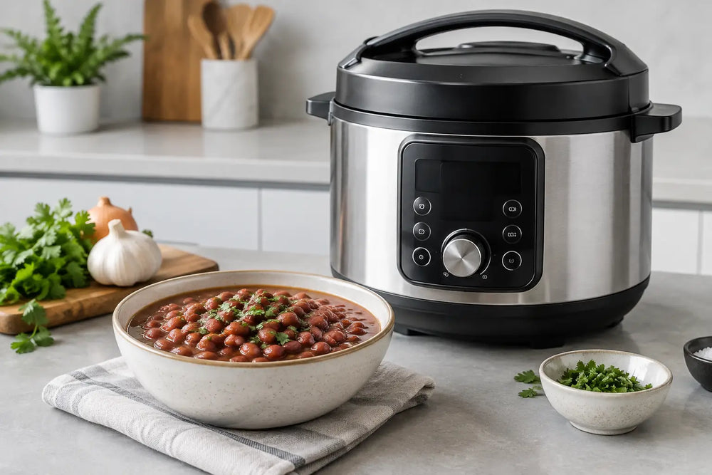 Cómo cocinar frijoles en olla multifunción
