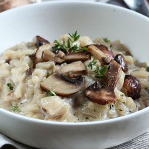 Risotto con champiñones